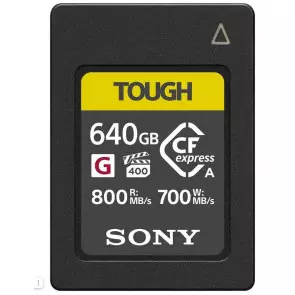 Карта памяти Sony CFexpress Type A 640GB Tough R800/W700 (CEAG640T)