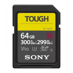 Карта памяти Sony SF-G64T TOUGH UHS-II U3 V90 SDXC 64GB